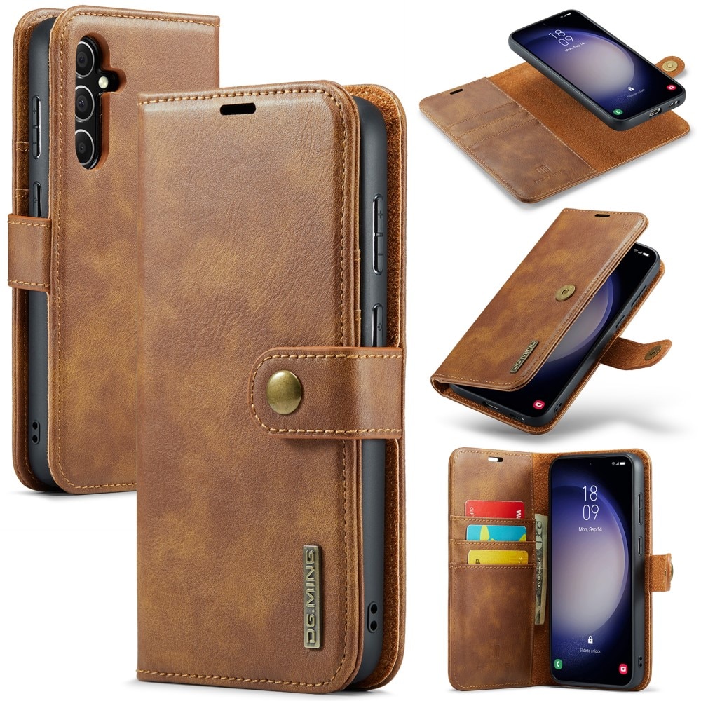 Handytasche Magnetische Samsung Galaxy S24 FE Cognac