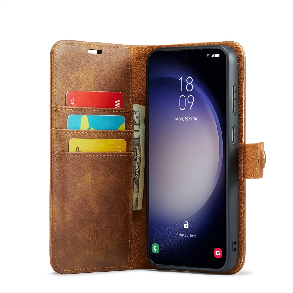 Handytasche Magnetische Samsung Galaxy S24 FE Cognac