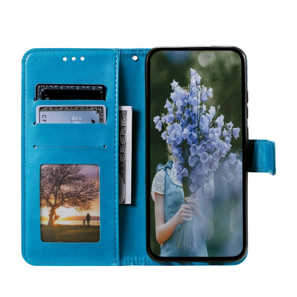 Samsung Galaxy S25 Ultra Handytasche Mandala blau