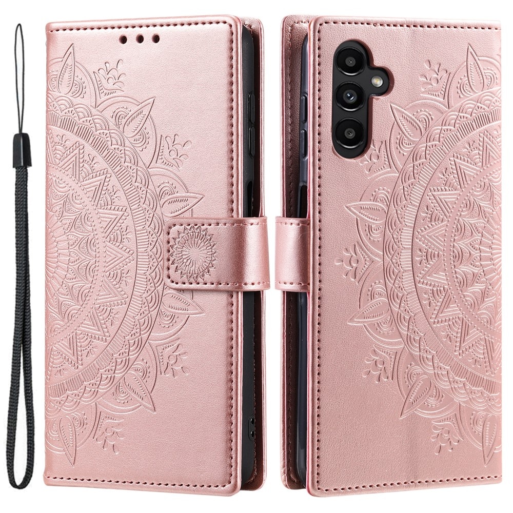 Samsung Galaxy S25 Plus Handytasche Mandala roségold