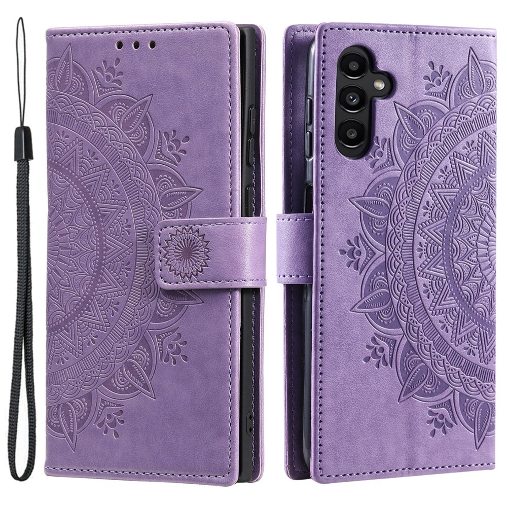 Samsung Galaxy S25 Plus Handytasche Mandala lila