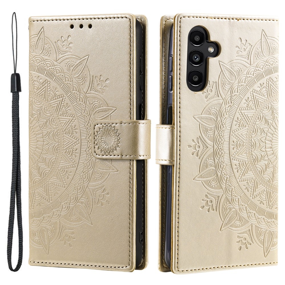 Samsung Galaxy S25 Plus Handytasche Mandala gold