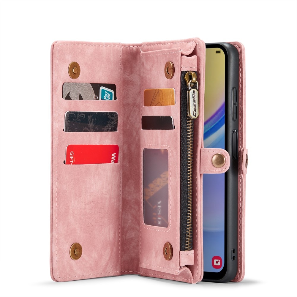 Multi-slot Portemonnaie-Hülle Samsung Galaxy A16 rosa