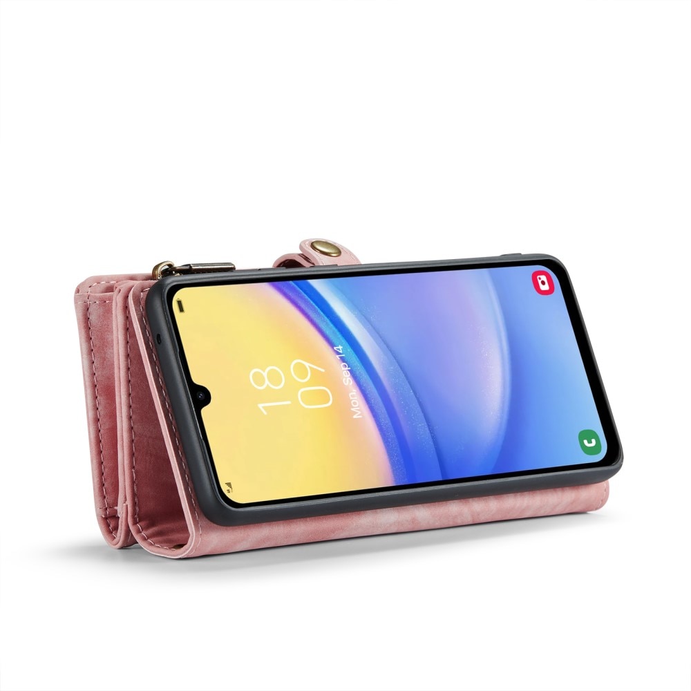 Multi-slot Portemonnaie-Hülle Samsung Galaxy A16 rosa