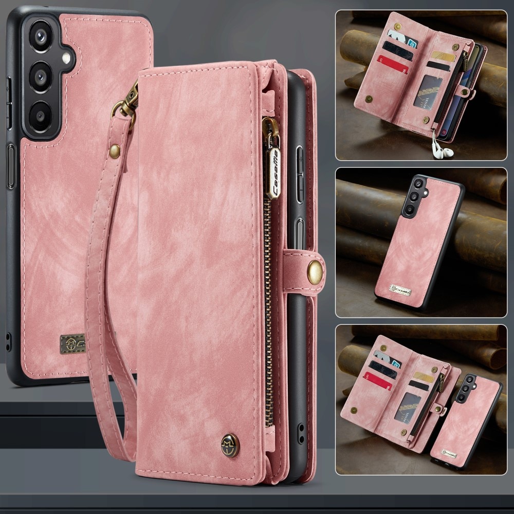 Multi-slot Portemonnaie-Hülle Samsung Galaxy A16 rosa