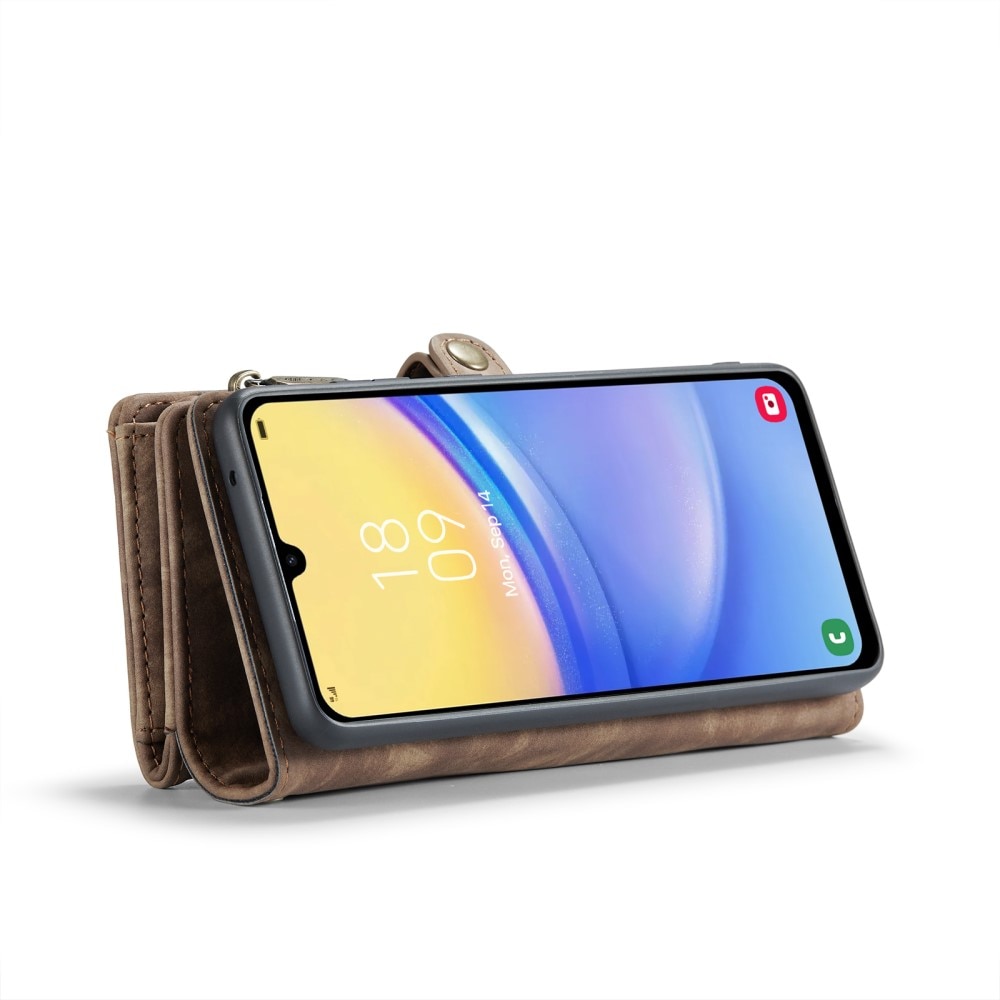 Multi-slot Portemonnaie-Hülle Samsung Galaxy A16 braun