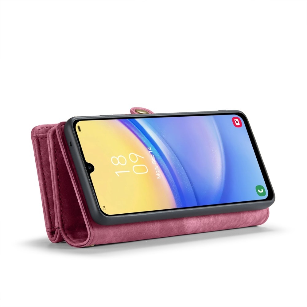 Multi-slot Portemonnaie-Hülle Samsung Galaxy A16 rot