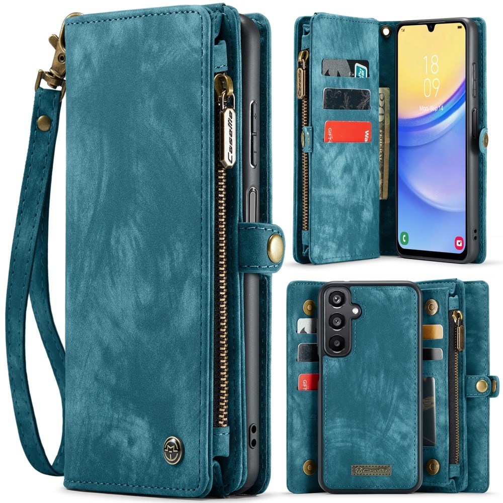 Multi-slot Portemonnaie-Hülle Samsung Galaxy A16 blau