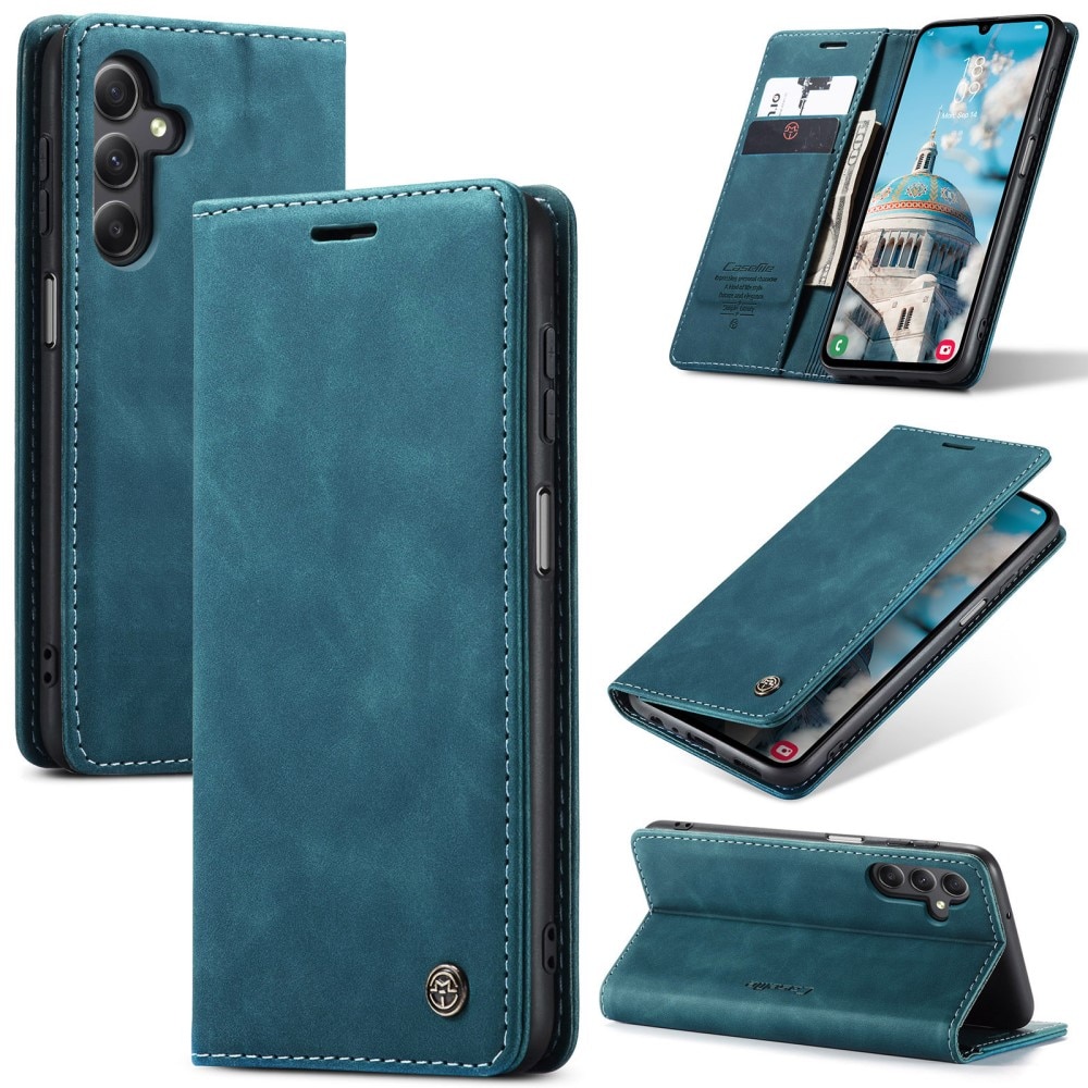 Slim Portemonnaie-Hülle Samsung Galaxy A16 Blau