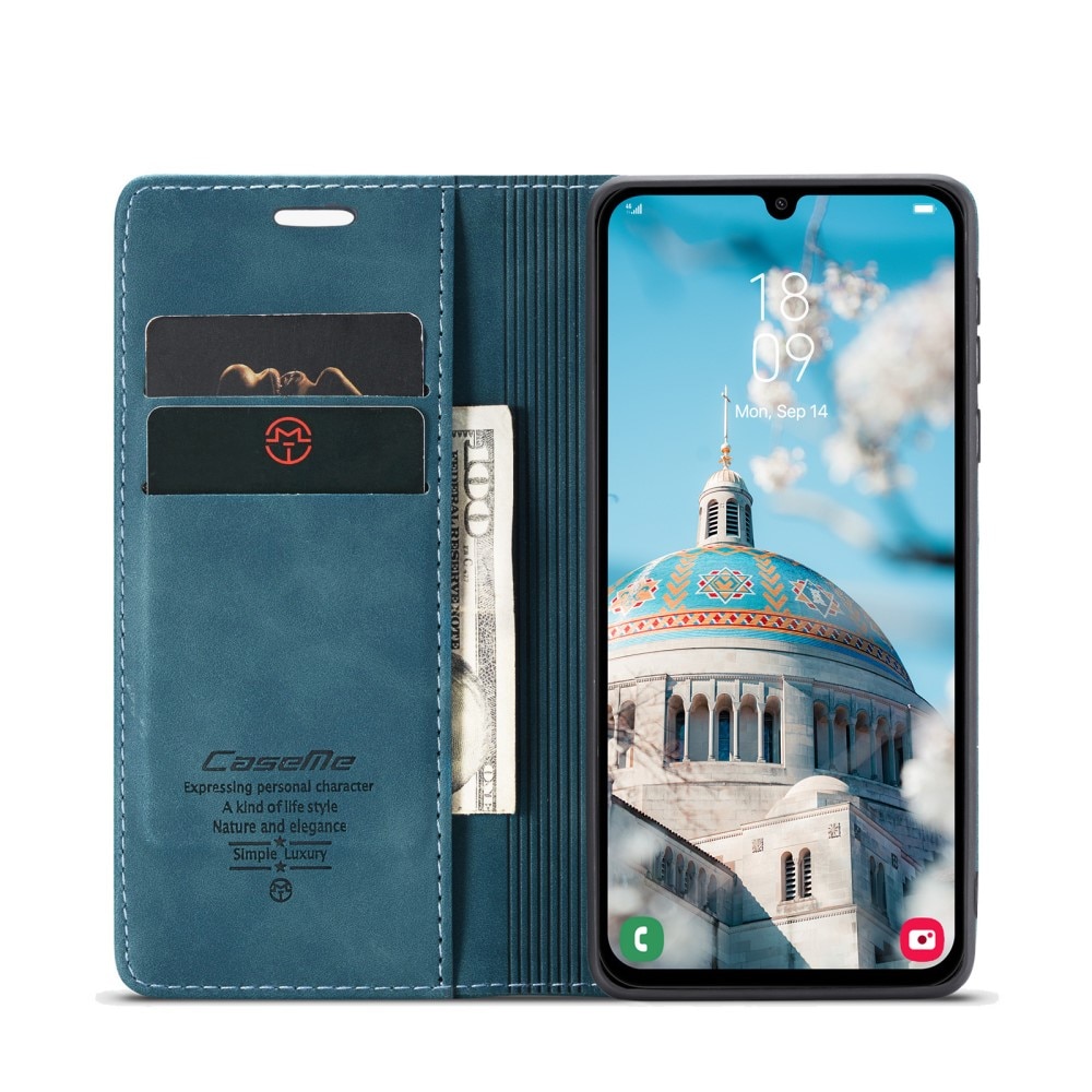 Slim Portemonnaie-Hülle Samsung Galaxy A16 Blau