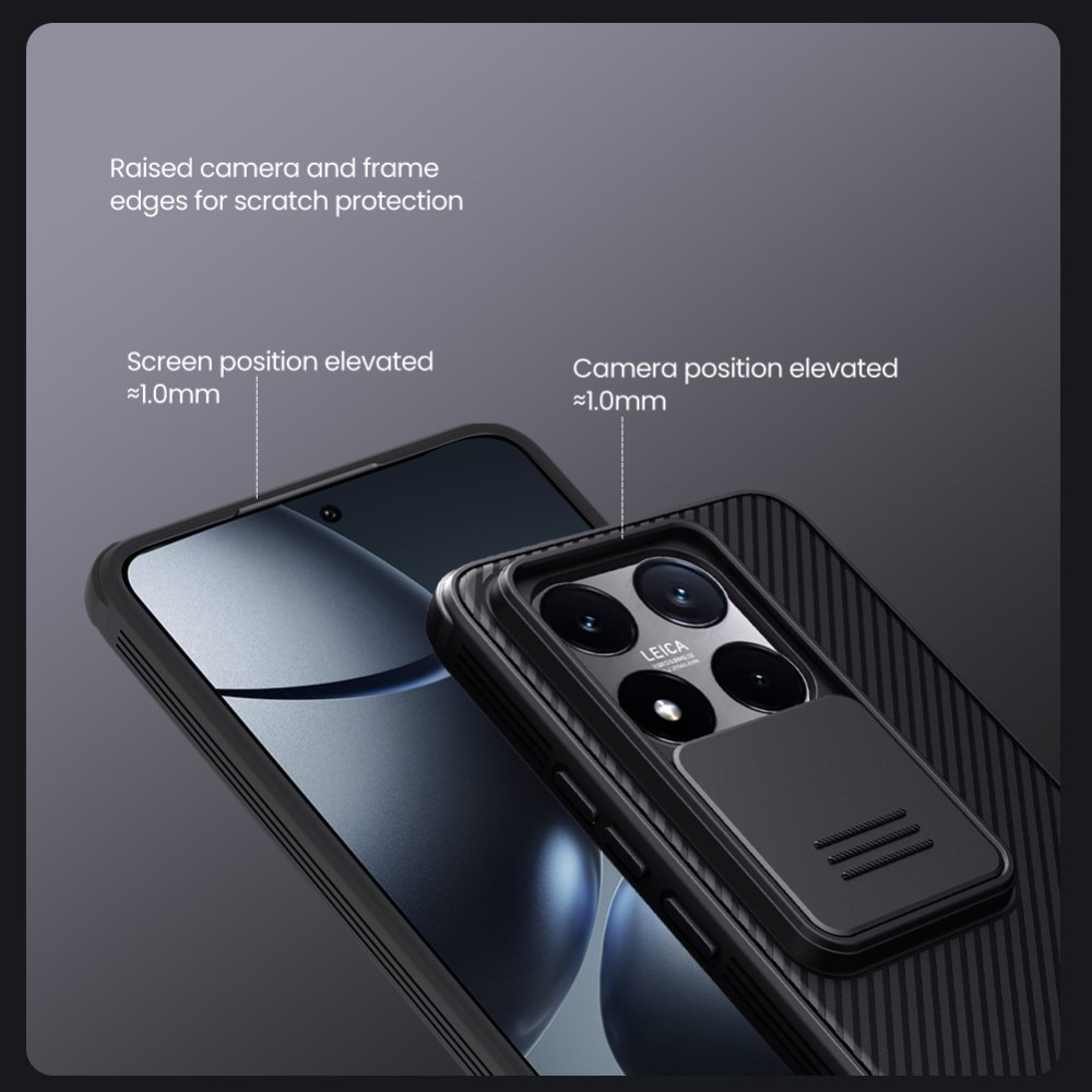 CamShield Hülle Xiaomi 14T schwarz