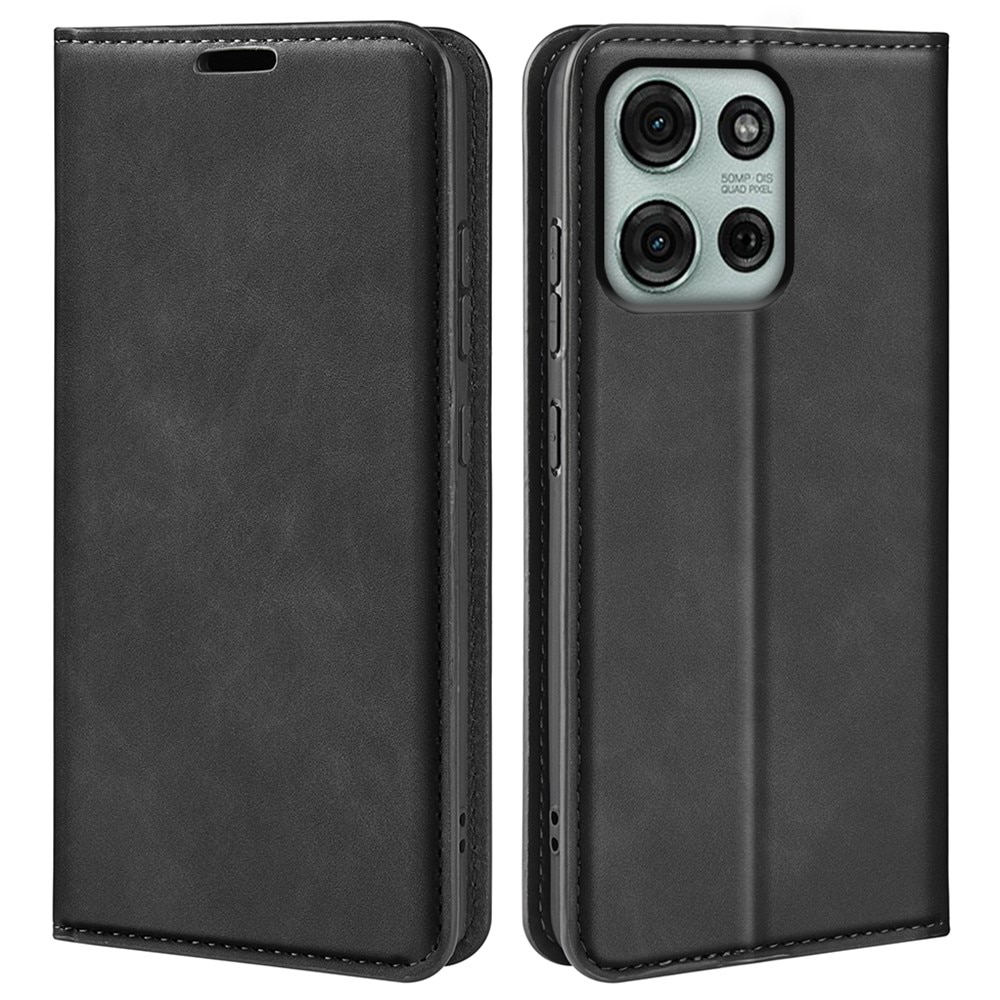 Motorola Moto G75 Slim Handytasche Schwarz