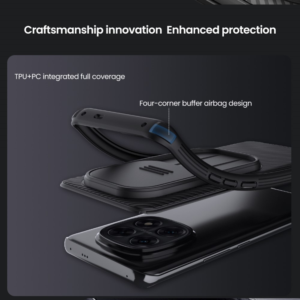 CamShield Hülle Xiaomi Redmi Note 14 Pro Plus Schwarz