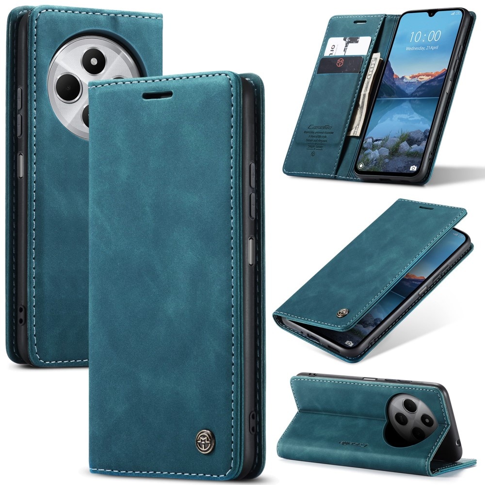 Slim Portemonnaie-Hülle Xiaomi Redmi 14C Blau