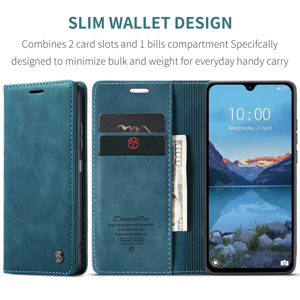 Slim Portemonnaie-Hülle Xiaomi Redmi 14C Blau