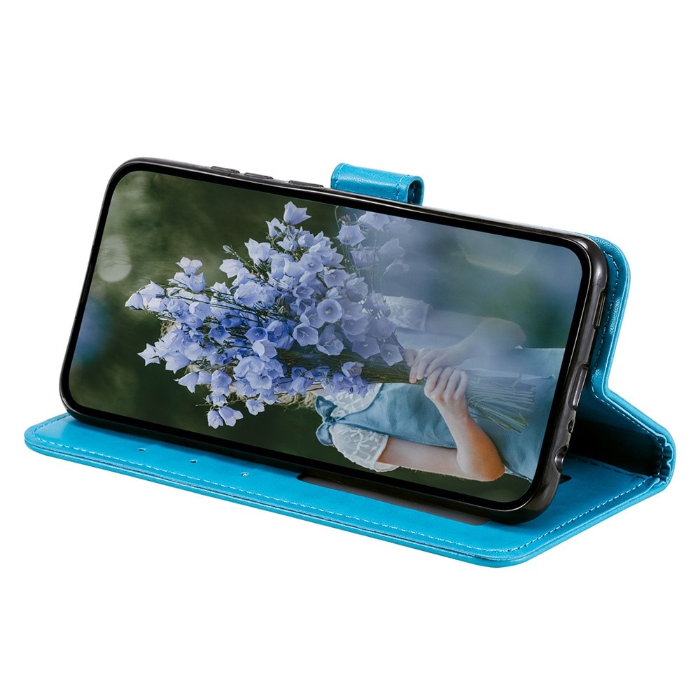 Google Pixel 9a Handytasche Mandala Blau