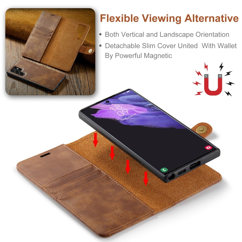 Handytasche Magnetische Samsung Galaxy S25 Ultra Cognac