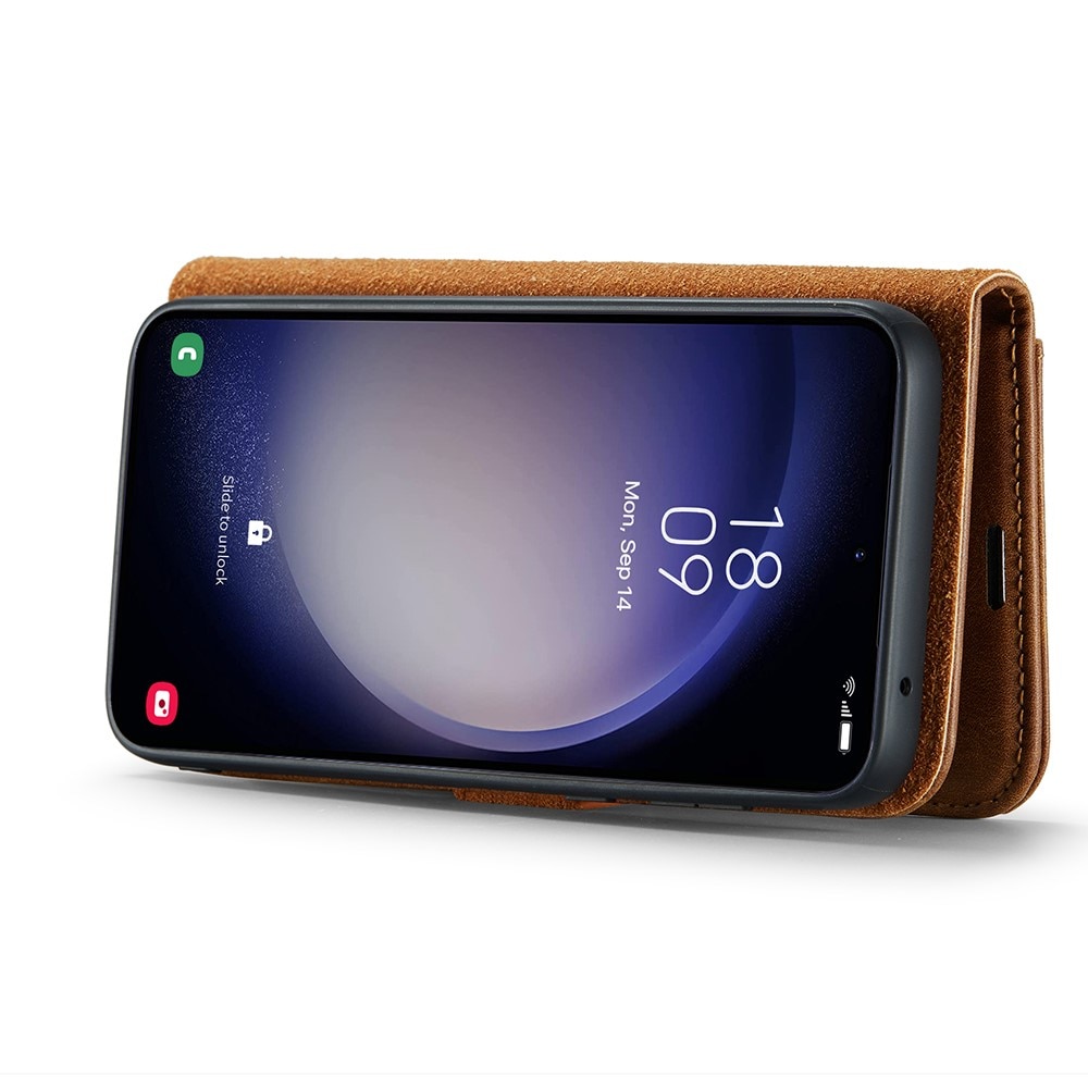 Handytasche Magnetische Samsung Galaxy S25 Cognac