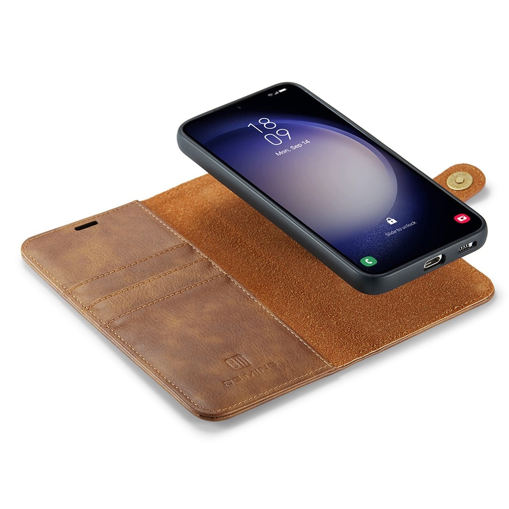 Handytasche Magnetische Samsung Galaxy S25 Cognac