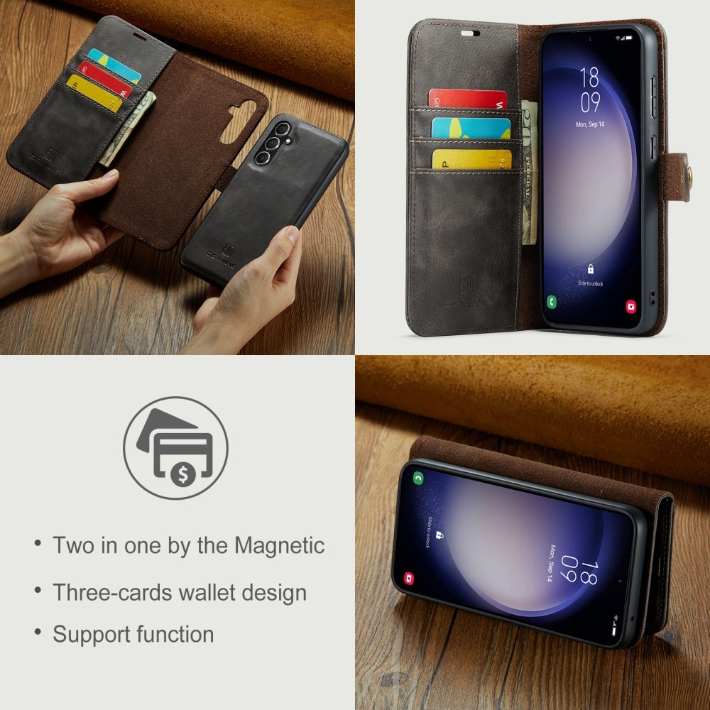 Handytasche Magnetische Samsung Galaxy S25 Brown