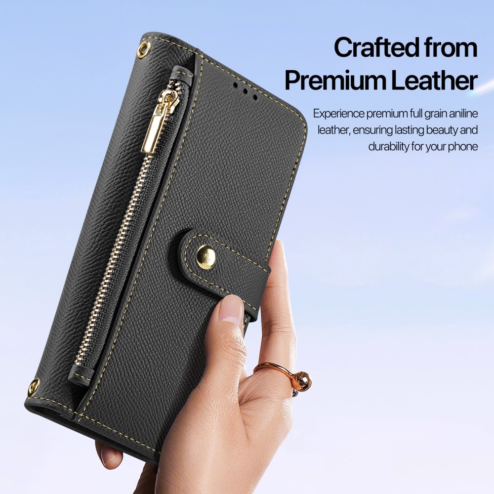 Lawa Series Magnetic Wallet Case Samsung Galaxy S25 Ultra - Black