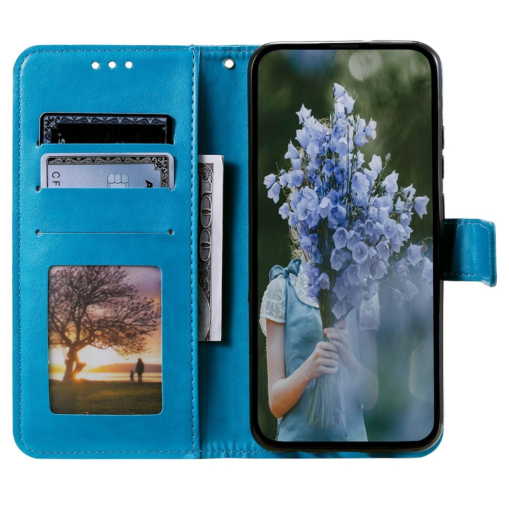 Samsung Galaxy A36 Handytasche Mandala blau