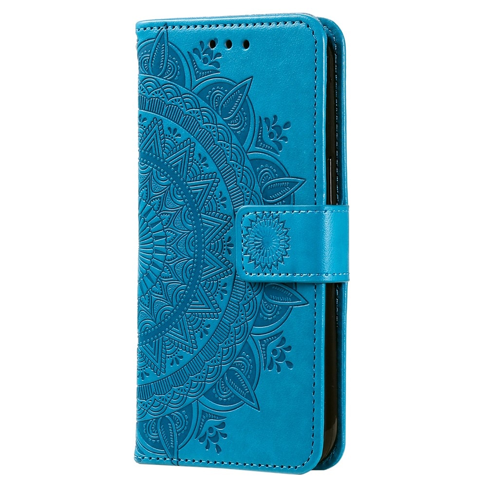 Samsung Galaxy A36 Handytasche Mandala blau