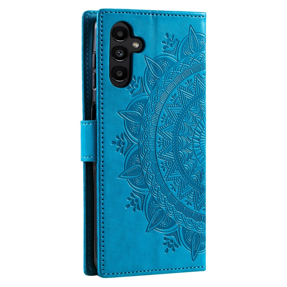 Samsung Galaxy A36 Handytasche Mandala blau