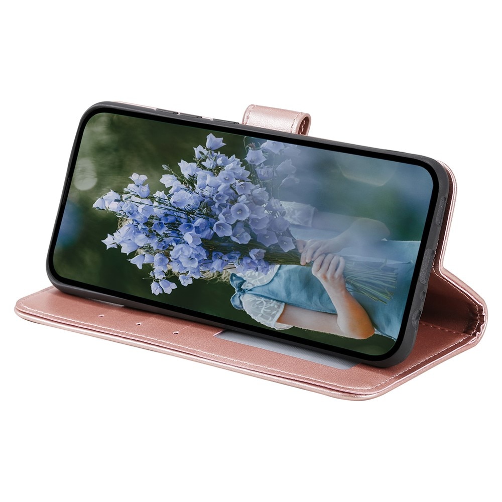 Samsung Galaxy A36 Handytasche Mandala roségold