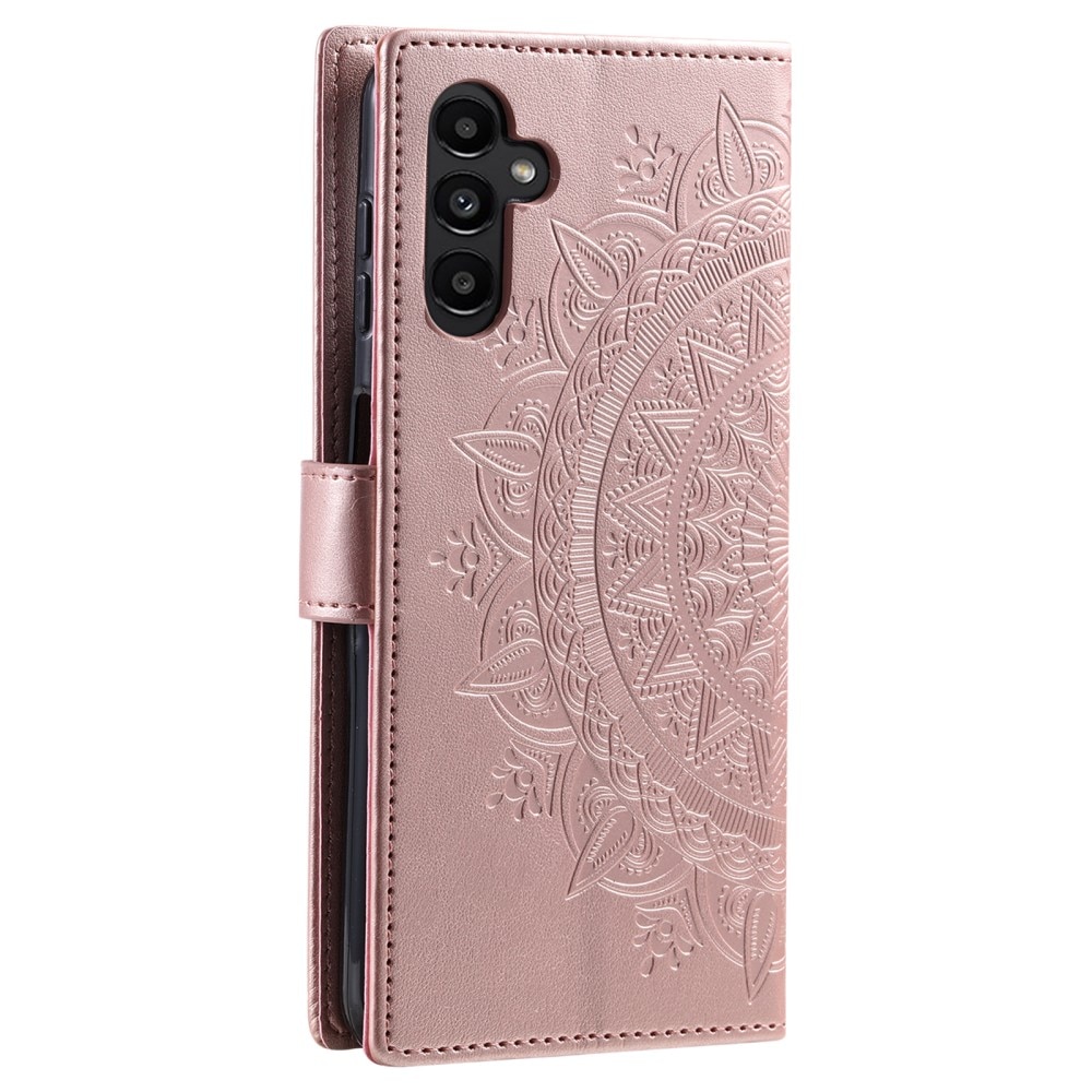 Samsung Galaxy A36 Handytasche Mandala roségold