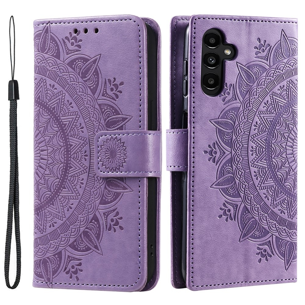 Samsung Galaxy A36 Handytasche Mandala lila