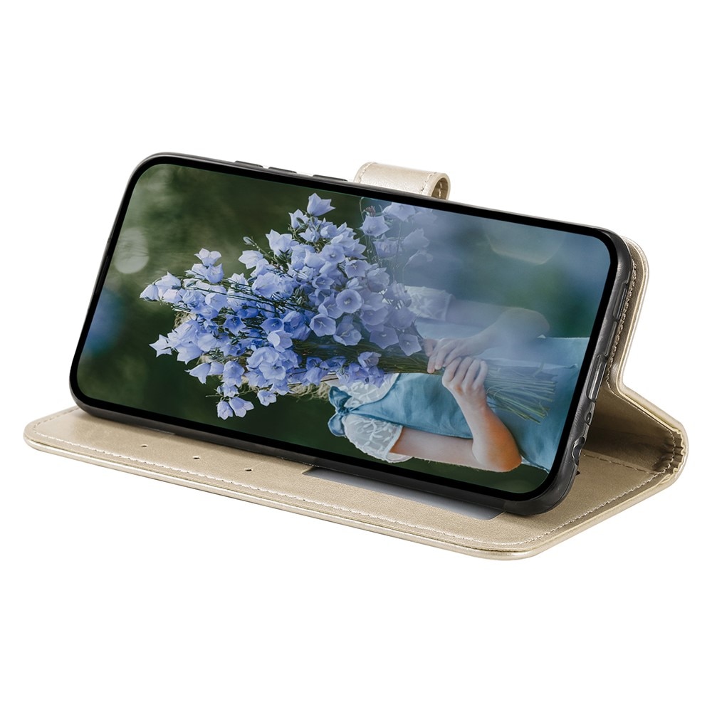 Samsung Galaxy A36 Handytasche Mandala gold