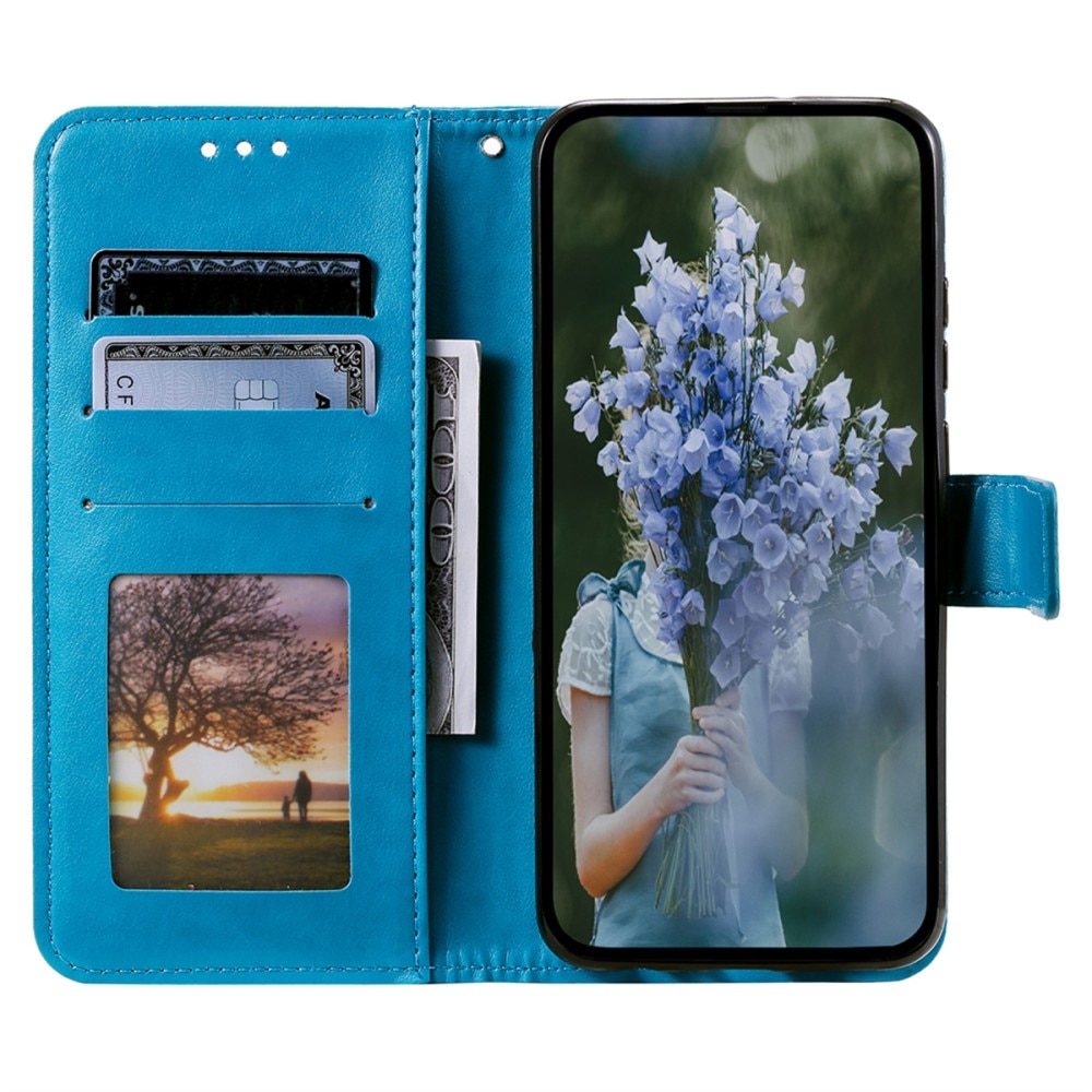 Samsung Galaxy A56 Handytasche Mandala blau