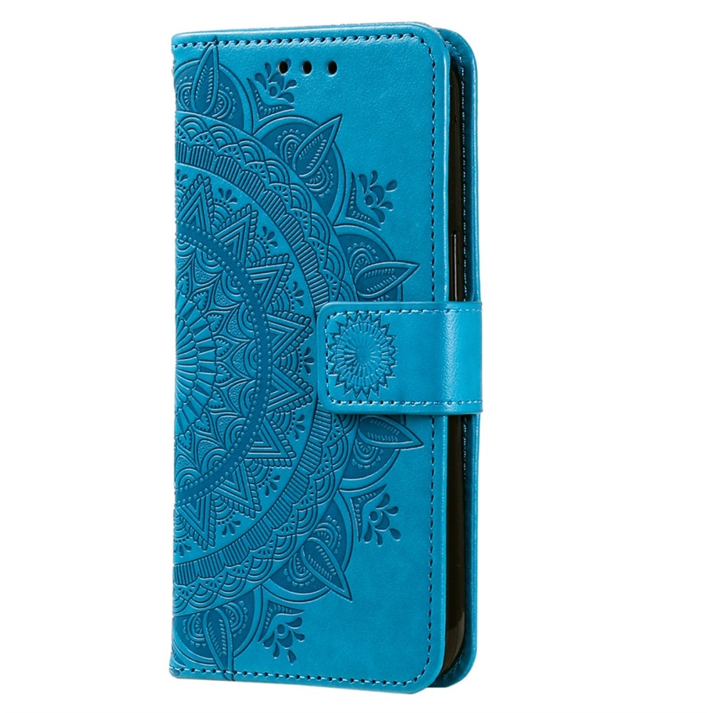 Samsung Galaxy A56 Handytasche Mandala blau