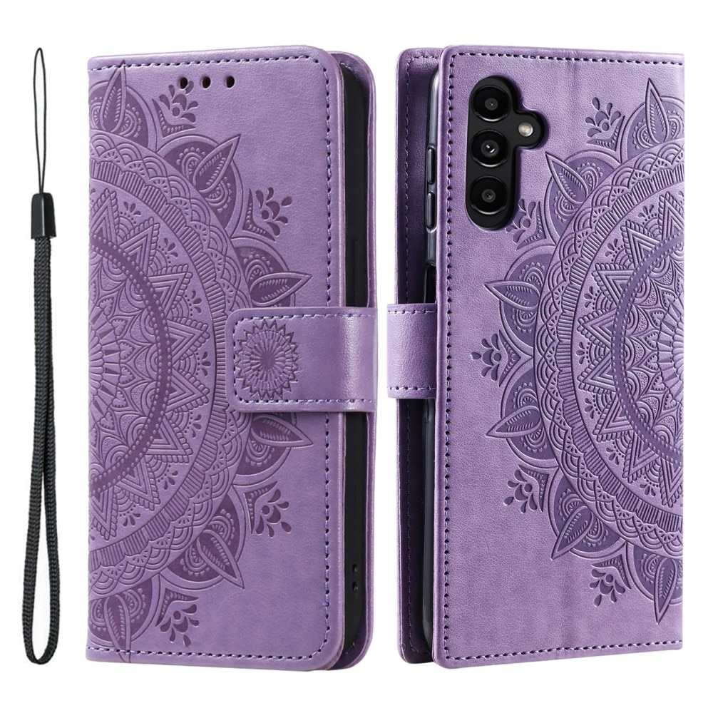 Samsung Galaxy A56 Handytasche Mandala lila