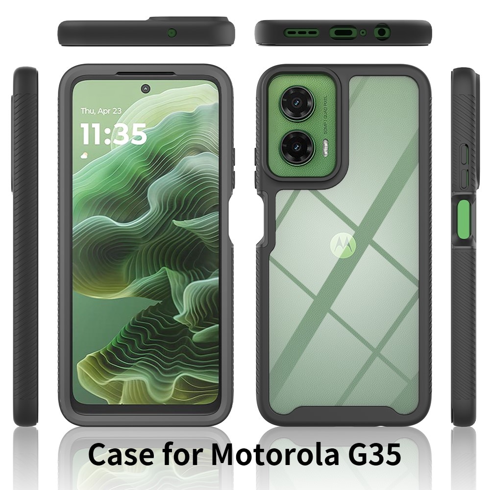 Motorola Moto G35 Full Protection Case Schwarz