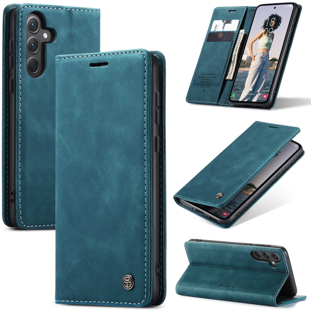 Slim Portemonnaie-Hülle Samsung Galaxy A36 Blau