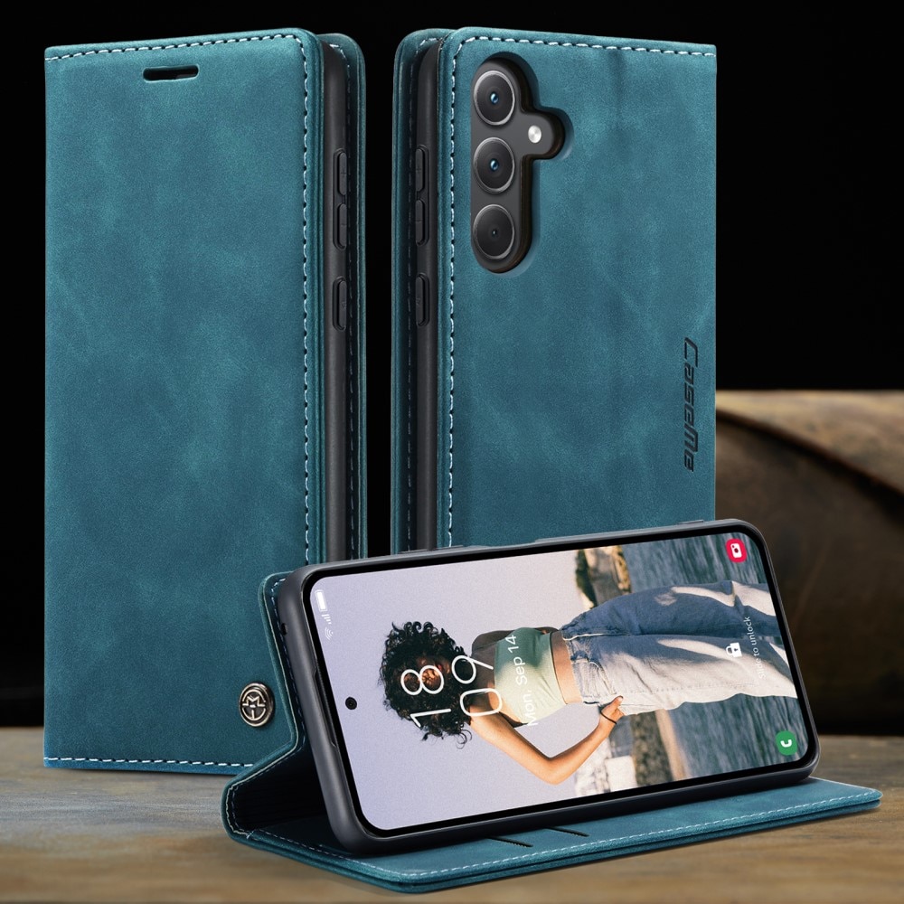 Slim Portemonnaie-Hülle Samsung Galaxy A36 Blau