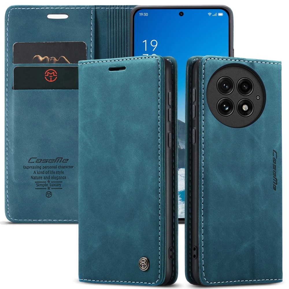 Slim Portemonnaie-Hülle  OnePlus 13 Blau