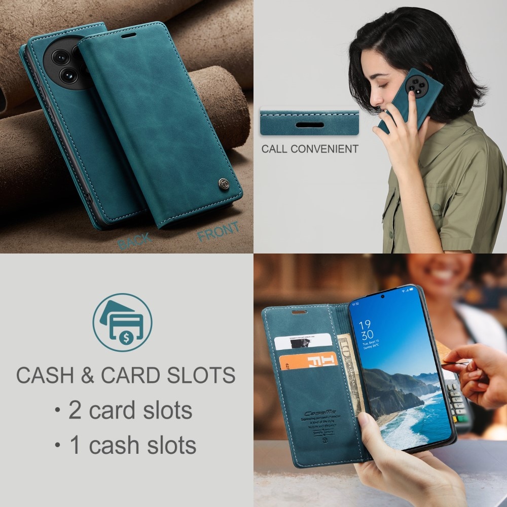 Slim Portemonnaie-Hülle  OnePlus 13 Blau