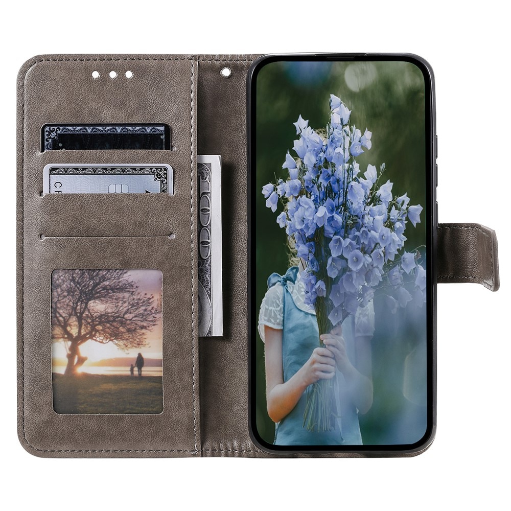 Samsung Galaxy A26 Handytasche Mandala Grau