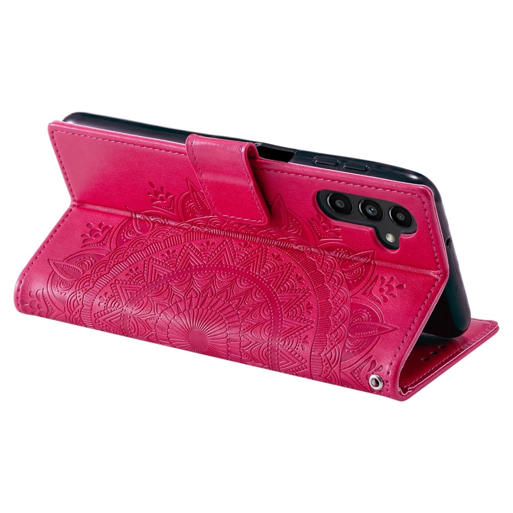 Samsung Galaxy A26 Handytasche Mandala Cerise