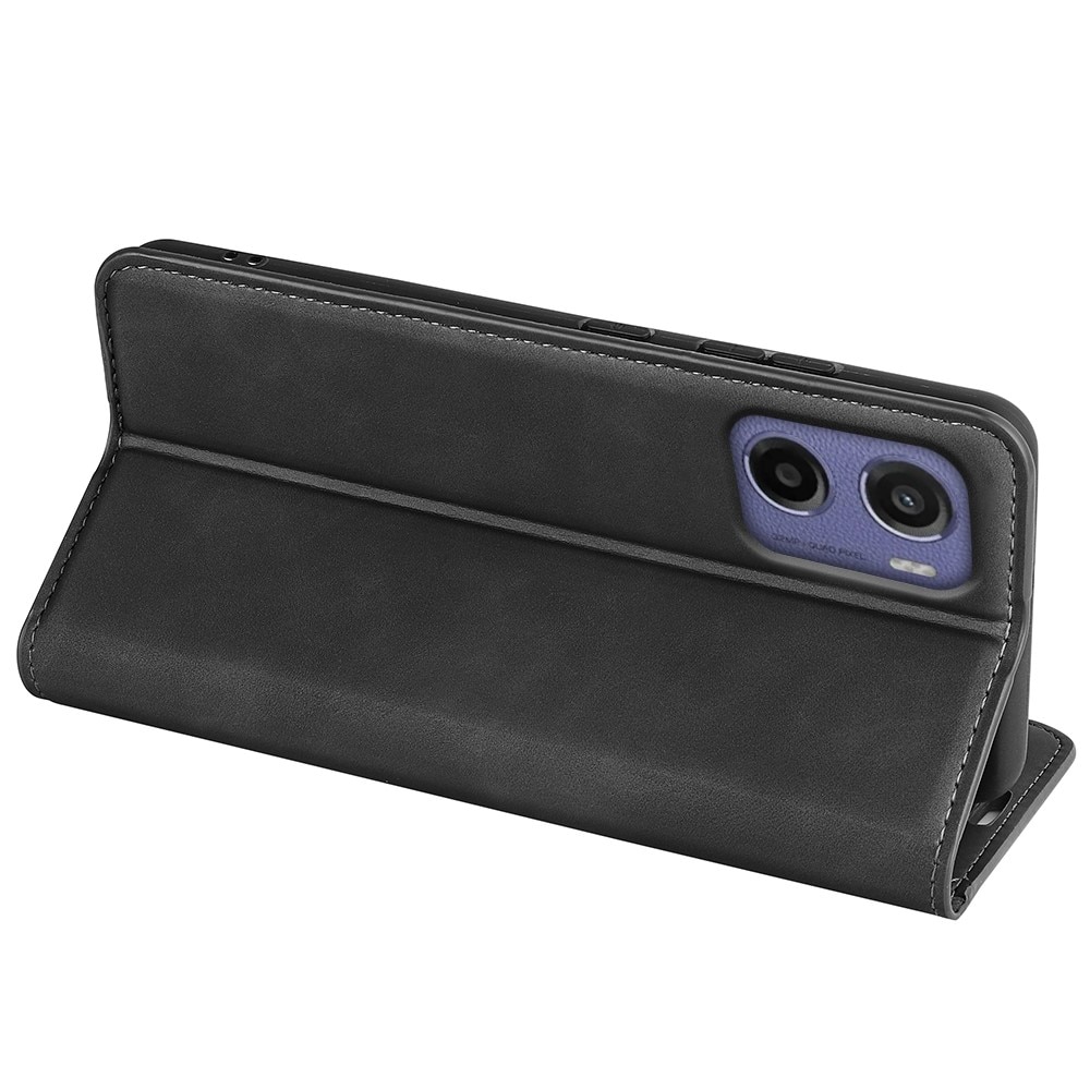 Motorola Moto E15 Slim Handytasche schwarz