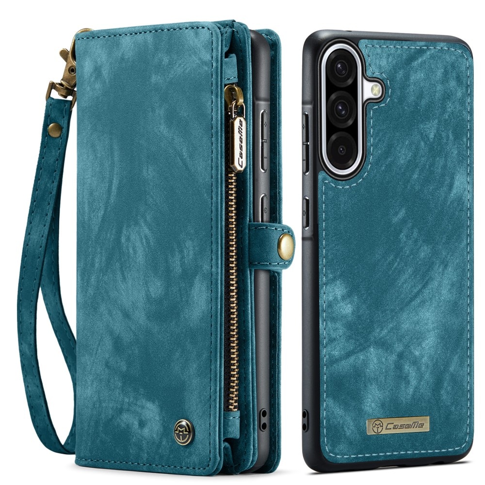 Multi-slot Portemonnaie-Hülle Samsung Galaxy A56 Blau