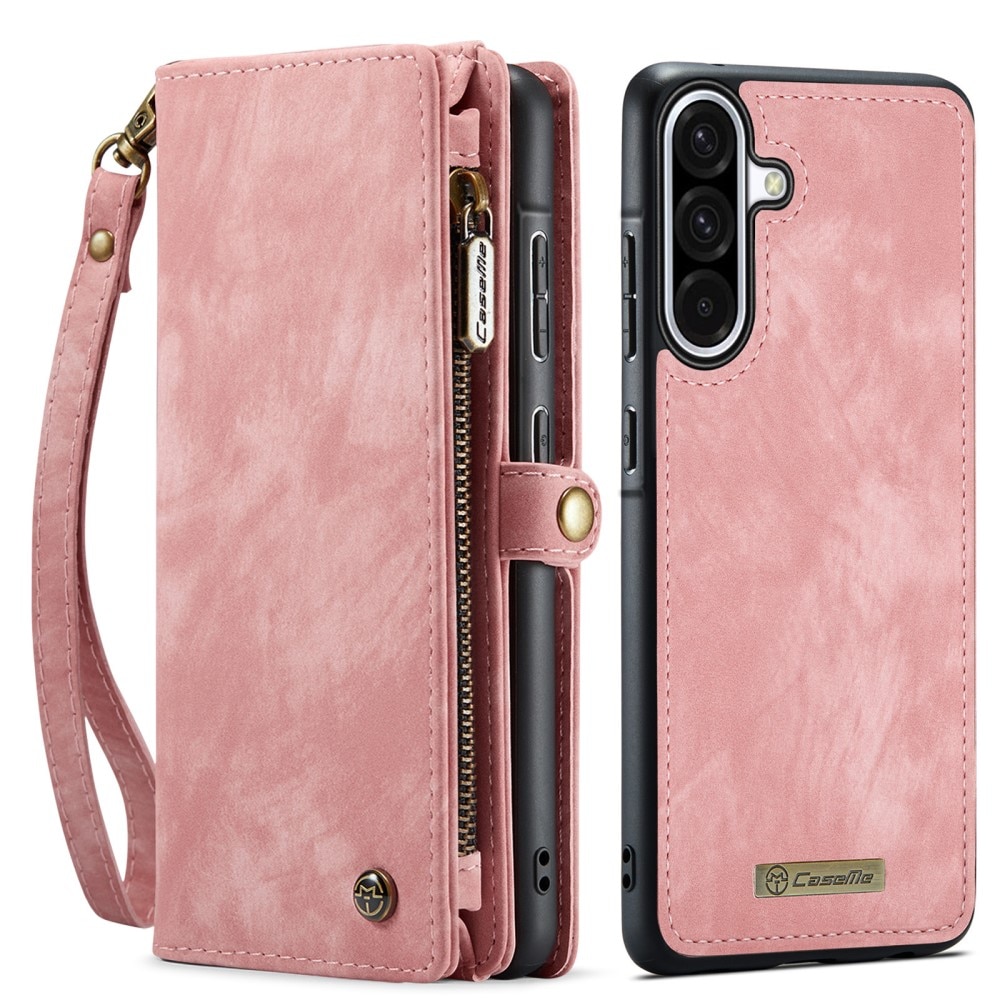 Multi-slot Portemonnaie-Hülle Samsung Galaxy A56 Rosa