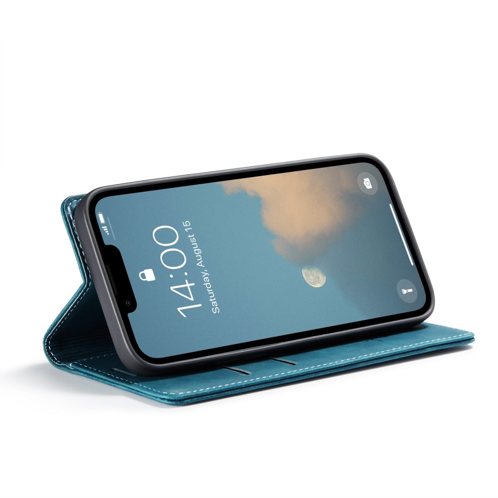 Slim Portemonnaie-Hülle iPhone 16e Blau