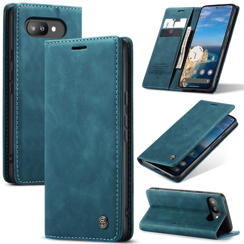 Slim Portemonnaie-Hülle Google Pixel 9a Blau