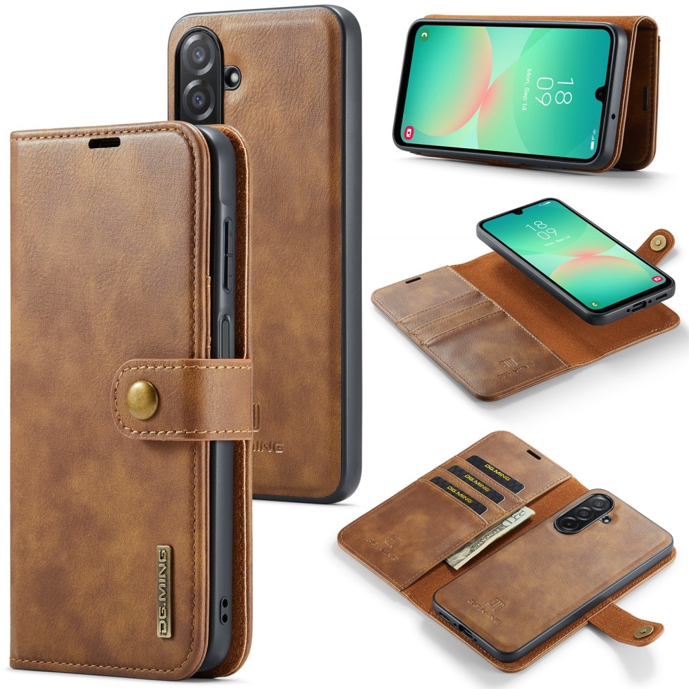 Handytasche Magnetische Samsung Galaxy A26 Cognac