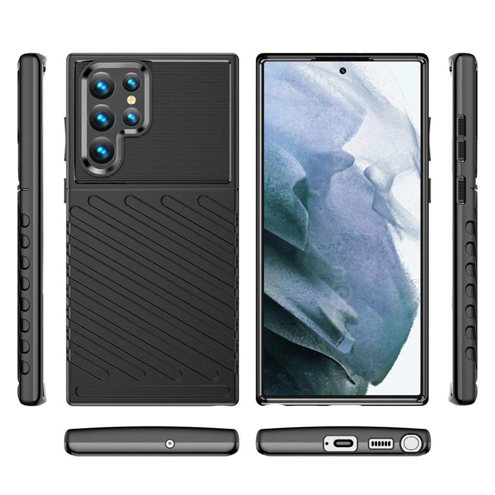 Samsung Galaxy S23 Ultra Thunder TPU Case schwarz