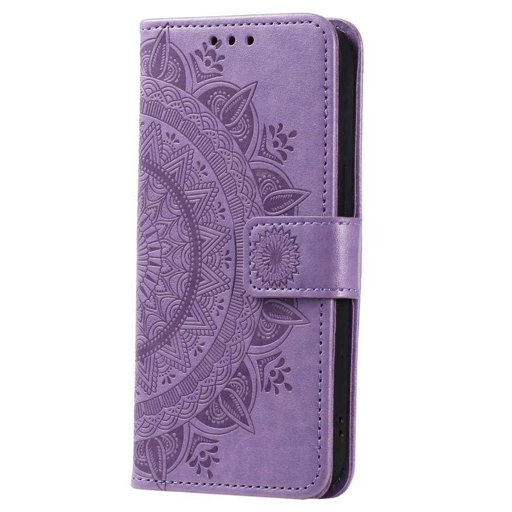 Samsung Galaxy S23 Plus Handytasche Mandala lila